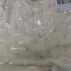 Мусліновий Чоловічок та шапочка Квіти 56 (0-1міс)