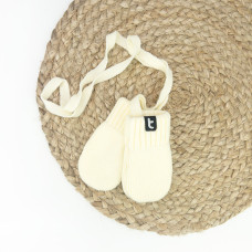 Рукавички Бейбік Молочний 0-12міс