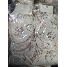 Царапки Котики Рожевий (Футер - з начосом) 56 (0-3міс)