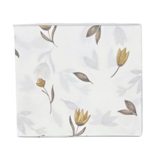 Пелюшка бавовняна Тюльпани Бежевий 90/80