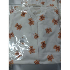 Чоловічок Ведмедики плюшевий (Футер - з начосом) 62 (3-6міс)