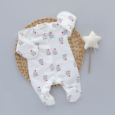 Чоловічок Кохаю мама тато (Футер - з начосом) 56 (0-3міс)