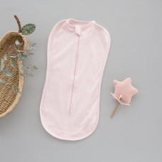 Коконпелюшка на змійці Рожевий (Рубчик) 56 (0-1міс)