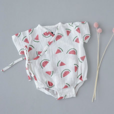Боді мусліновий короткий рукав Кавунчики 62 (3-6міс)