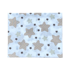 Ситцева пелюшка Зірки крупні Бежевий 95/100