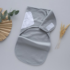 Коконпелюшка на липучці Сірий (Вафелька) 56-62