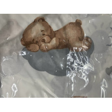 Простинка на гумці в ліжко Ведмедик Хмаринка 120/60