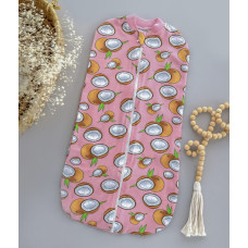 Коконпелюшка на змійці Кокос Рожевий (Кулір) 56-62