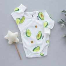 Боді довгий рукав Авокадо (Інтерлок) 56 (0-3міс)