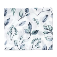 Муслінова пелюшка Гілочки Блакитний-Сірий 100/80