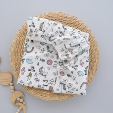 Простинка на гумці в ліжко Единоріжки 120/60