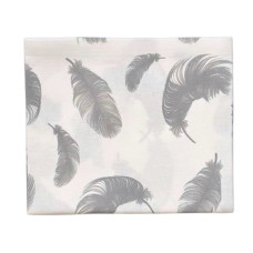 Бавовняна пелюшка Пір’їнки Сірий 90/80