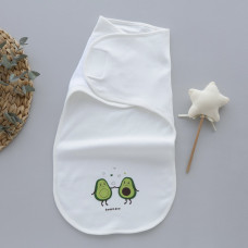 Коконпелюшка на липучці Авокадо Молочний (Інтерлок) 56-62 (0-3міс)