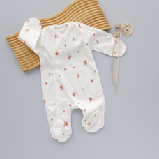 Чоловічок Совенята на Молочному (Рубчик) 56 (0-3міс)