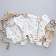 Набір 5в1 Жирафіки (Футер - з начосом) 56 (0-3міс)