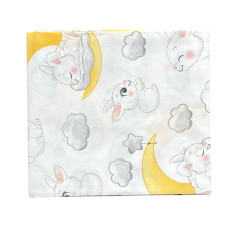 Бавовняна пелюшка Зайчик Місяць 90/80