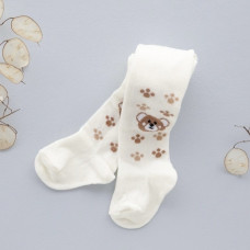 Дитячі колготки Ведмедик Молочний 0-1р