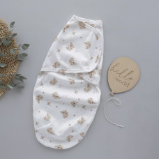 Коконпелюшка на липучці Коали Рожевий (Інтерлок) 56 (0-1міс)