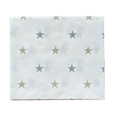 Бавовняна пелюшка Зірки Сірий 90/80
