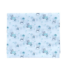 Ситцева пелюшка Пандочки Блакитний 95/80