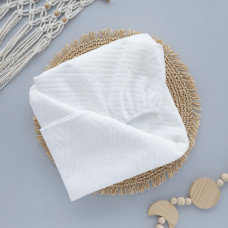 Наматрасник махровий непромокаючий в ліжко КАПІТОН Білий 120/60