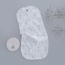 Коконпелюшка на змійці Зайчики Сірий (Інтерлок) 56-62