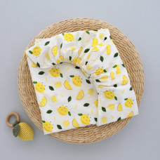 Простинка на гумці в ліжко Лимони дрібні 120/60