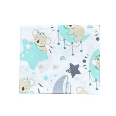 Пелюшка фланелева/байкова (Туреччина) Коала М'ятний 90/80