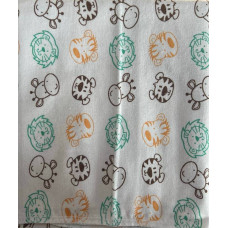 Пелюшка фланелева/байкова (Україна) Мордочки Різнокольорові 90/80