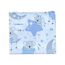 Пелюшка фланелева/байкова (Туреччина) Коала Блакитний 100/80