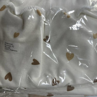 Повзунки Сердечка Бежевий (Футер - з начосом) 62 (1-3міс)