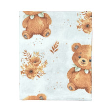 Пелюшка фланелева/байкова (Туреччина) Ведмедик Квіти 90/80