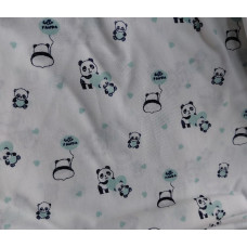 Ситцева пелюшка Пандочки Блакитний 95/80