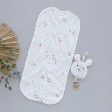 Коконпелюшка на змійці Сердечка Рожевий Je t'aime (Рубчик) 56 (0-3міс)