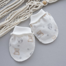 Царапки Ведмедик зайчик (Футер - з начосом) 56 (0-3міс)
