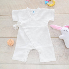 Мусліновий пісочник -кімоно Молочний 74 (9-12міс)