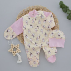 Чоловічок з шапочкою Мишенята (Футер - з начосом) 56 (0-3міс)