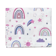 Пелюшка фланелева/ байкова (Туреччина) Веселка Фіолетовий 90/80