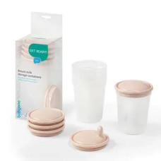 Контейнери для зберігання молока Бежевий (4 шт.)/ 