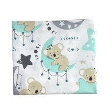 Пелюшка фланелева/байкова (Туреччина) Коала М'ятний 90/80