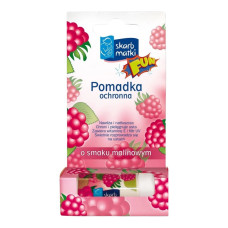 Дитячий бальзам для губ Skarb Matki Fun зі смаком малини, 6.5 г