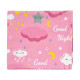 Пелюшка фланелева/ байкова (Туреччина) Good night Рожевий 90/80