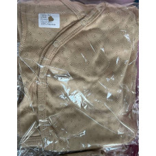 Набір 3в1: Боді, повзунки та шапочка на зав’язках Бежевий (Трансфер) 62 (1-3міс)