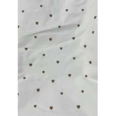 Непромокаюча пелюшка Сердечка дрібні Коричневий 100/70