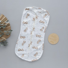 Коконпелюшка на змійці Ведмедик на хмаринці (Інтерлок) 56 (0-1міс)