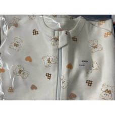 Коконпелюшка на змійці Ведмедики Сердечка (Інтерлок) 56 (0-3міс)