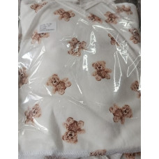 Набір 3в1: Льоля, повзунки та шапочка Ведмедик плюшевий Бежевий (Футер - з начосом) 62 (1-3міс)